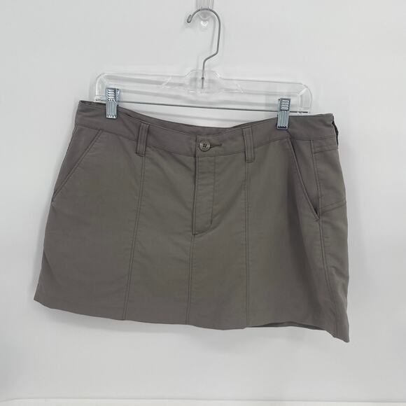 Patagonia Inter-Continental Hideaway Skirt Tan Custom Shortened Size 14 - Picture 1 of 7